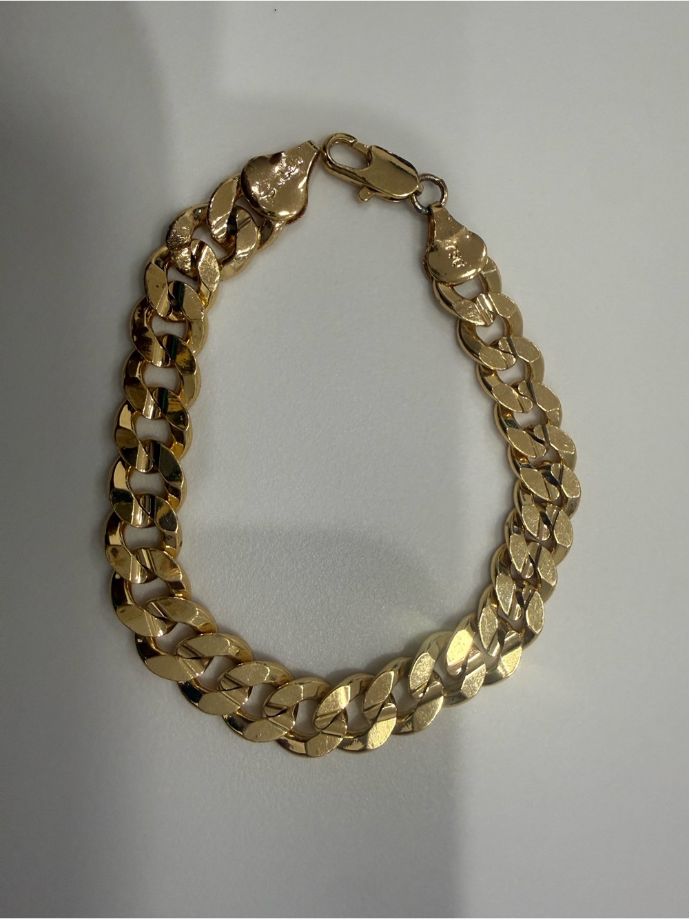 Gold-Tone Curb Chain Bracelet - Women Jewelry